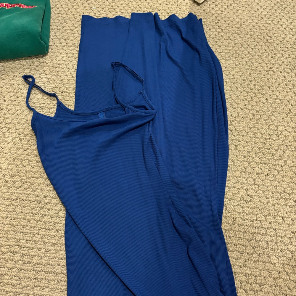 Royal blue skims maxi dress